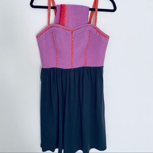 Anthropologie Lilka Dress & Oversized Scarf